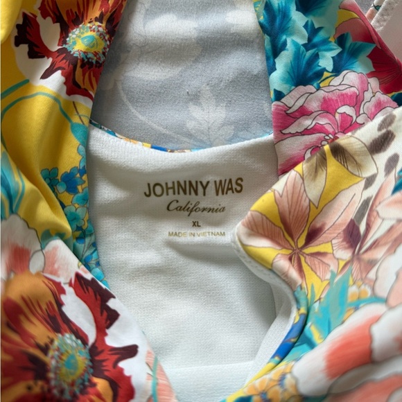 JOHNNY WAS Nessa Tie-Front One-Piece Swimsuit - Picture 4 of 6